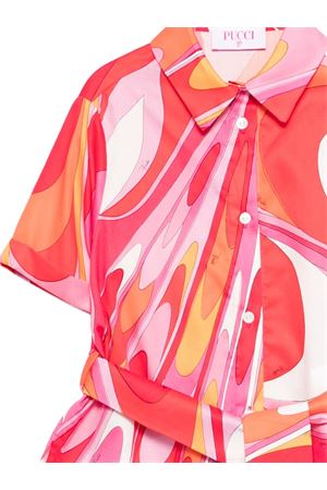 multicolor cotton shirt EMILIO PUCCI KIDS | PY5A21S023250EAR